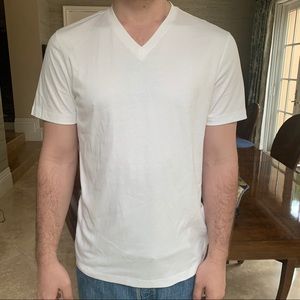 Michael Kors White Men’s V-Neck